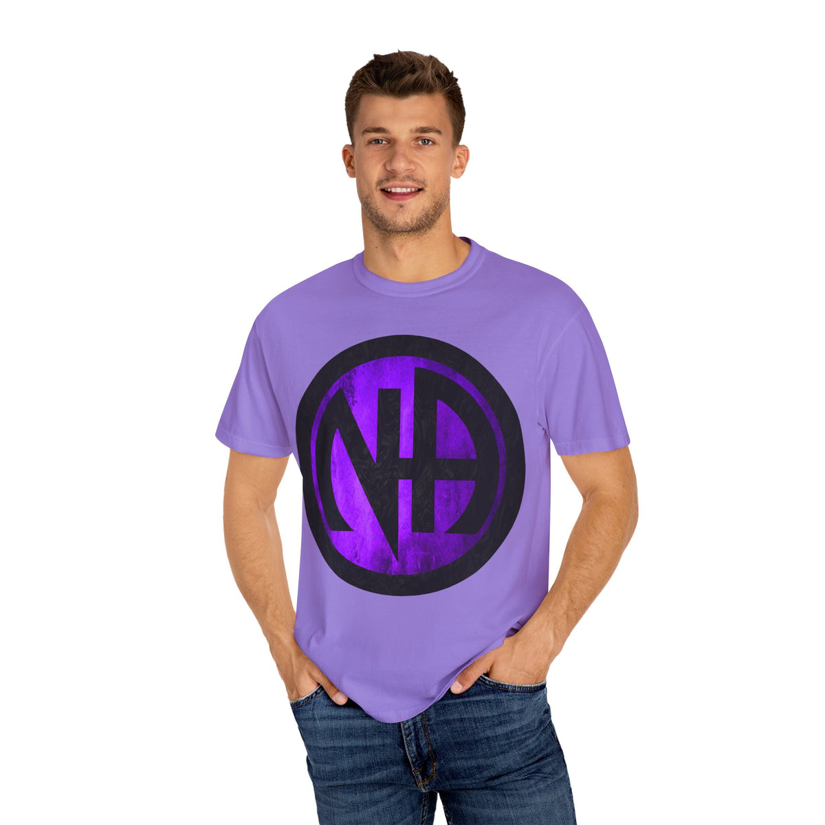 Narcotics Anonymous NA Logo – Purple & Black Recovery Symbol Art T-Shirt, Recovery T-Shirt