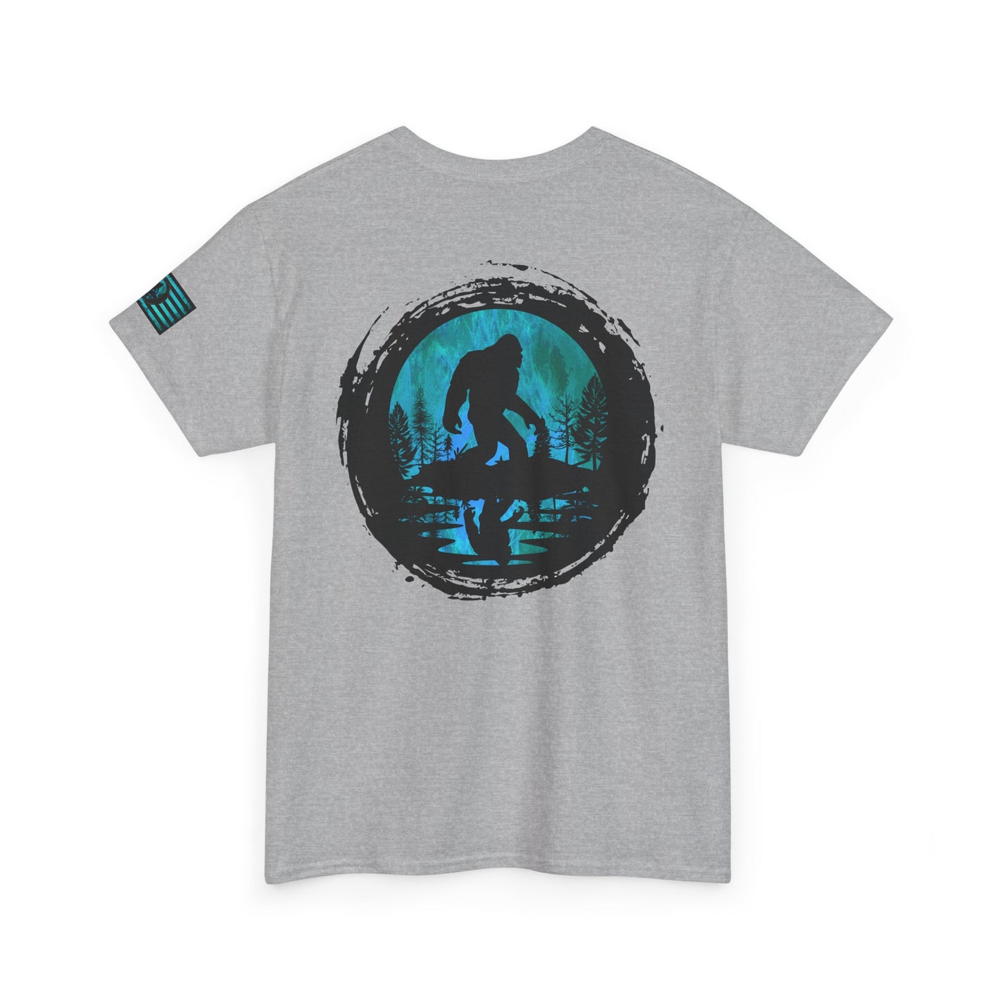 Bigfoot Adventure Unisex Heavy Cotton Tee – Perfect for Outdoorsy Souls, Nature Lovers, Hiking, Camping, Gifts