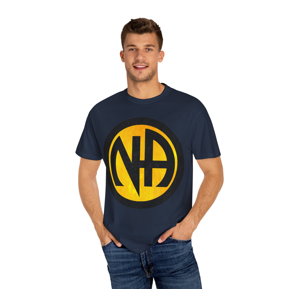 Narcotics Anonymous NA Logo – Yellow & Black Recovery Symbol Art T-Shirt, Recovery T-Shirt