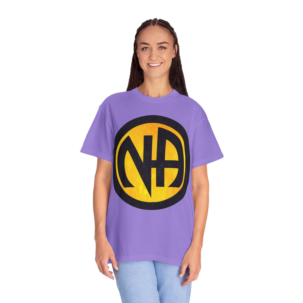Narcotics Anonymous NA Logo – Yellow & Black Recovery Symbol Art T-Shirt, Recovery T-Shirt