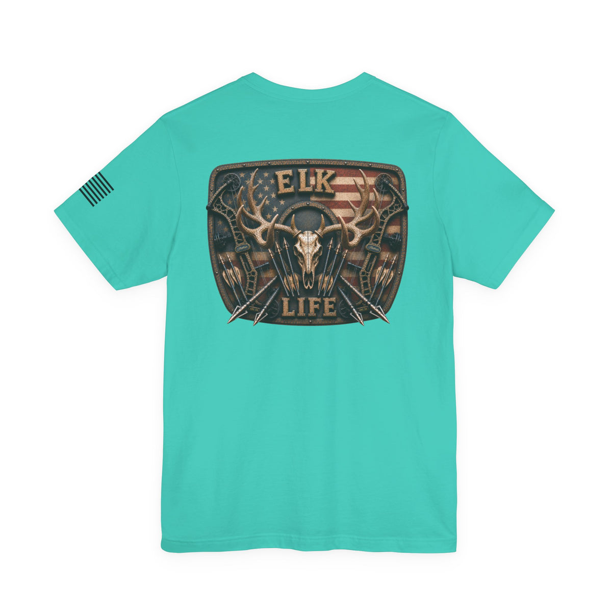 Elk Life American Archery Hunting T-Shirt – WRAEVN OUTDOORS Bowhunter Tee