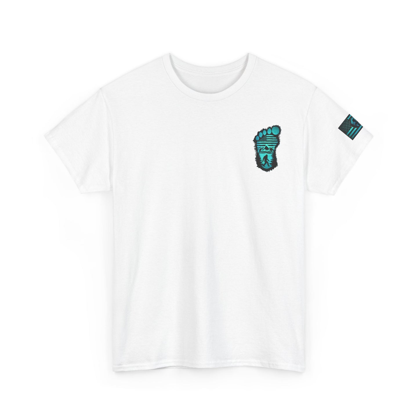 Bigfoot Adventure Unisex Heavy Cotton Tee – Perfect for Outdoorsy Souls, Nature Lovers, Hiking, Camping, Gifts