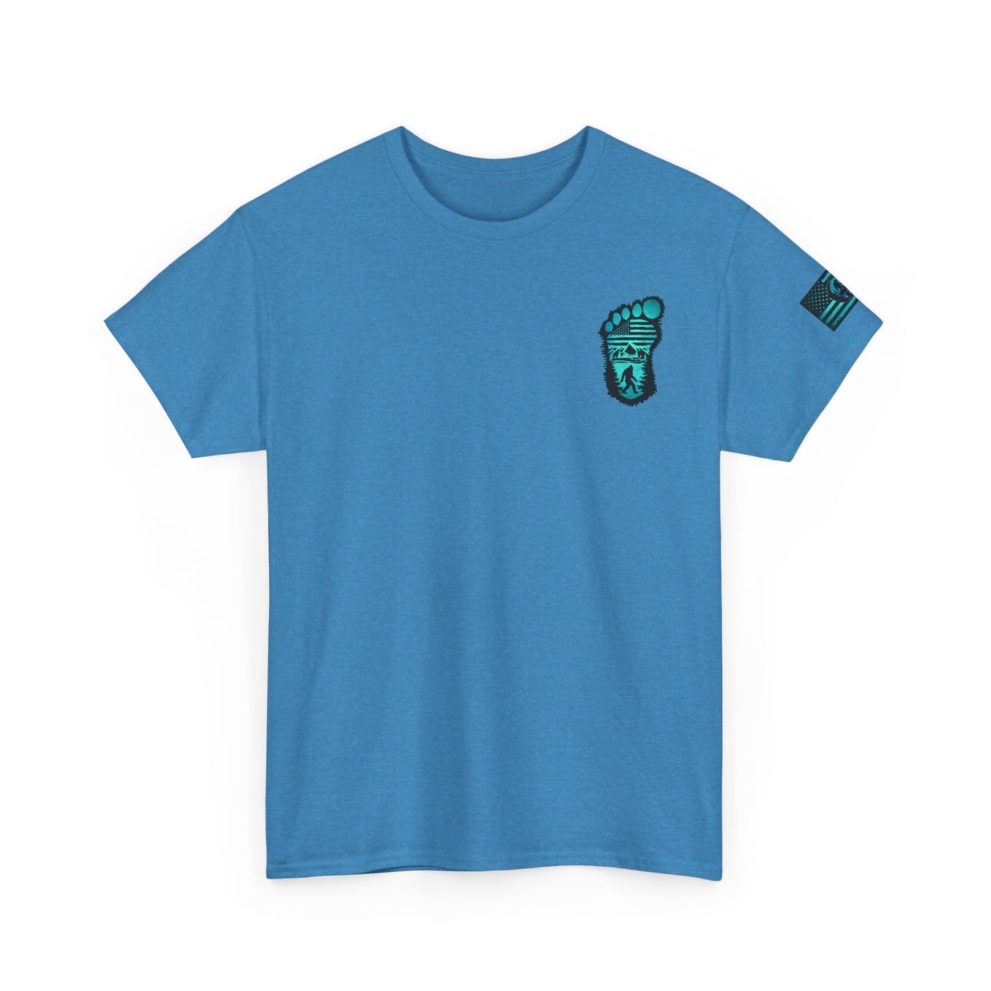 Bigfoot Adventure Unisex Heavy Cotton Tee – Perfect for Outdoorsy Souls, Nature Lovers, Hiking, Camping, Gifts
