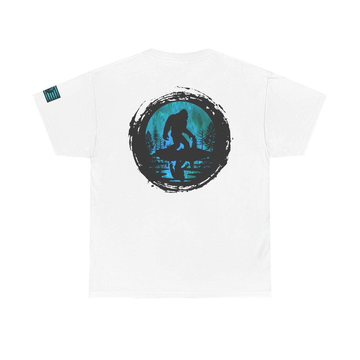 Bigfoot Adventure Unisex Heavy Cotton Tee – Perfect for Outdoorsy Souls, Nature Lovers, Hiking, Camping, Gifts