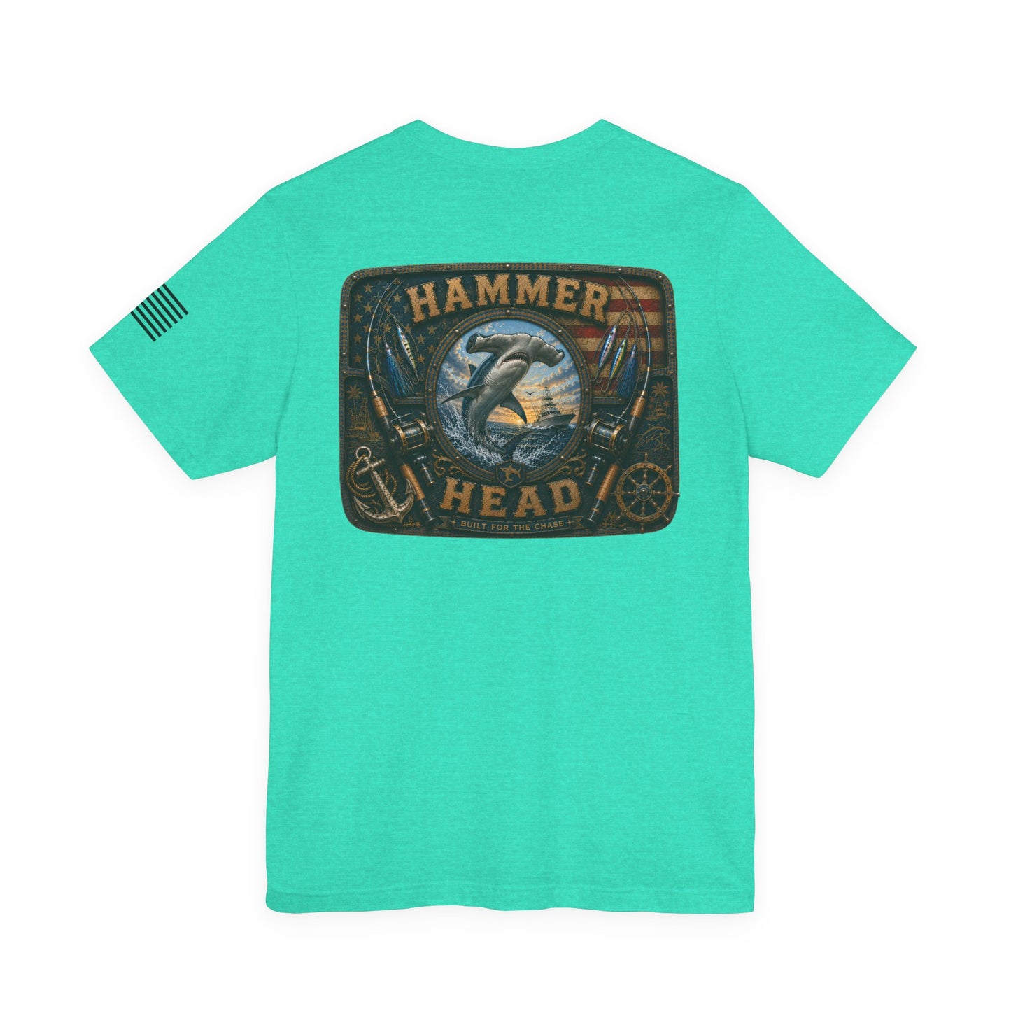 Hammerhead Life Shark Fishing T-Shirt – WRAEVN OUTDOORS Offshore Angler Tee