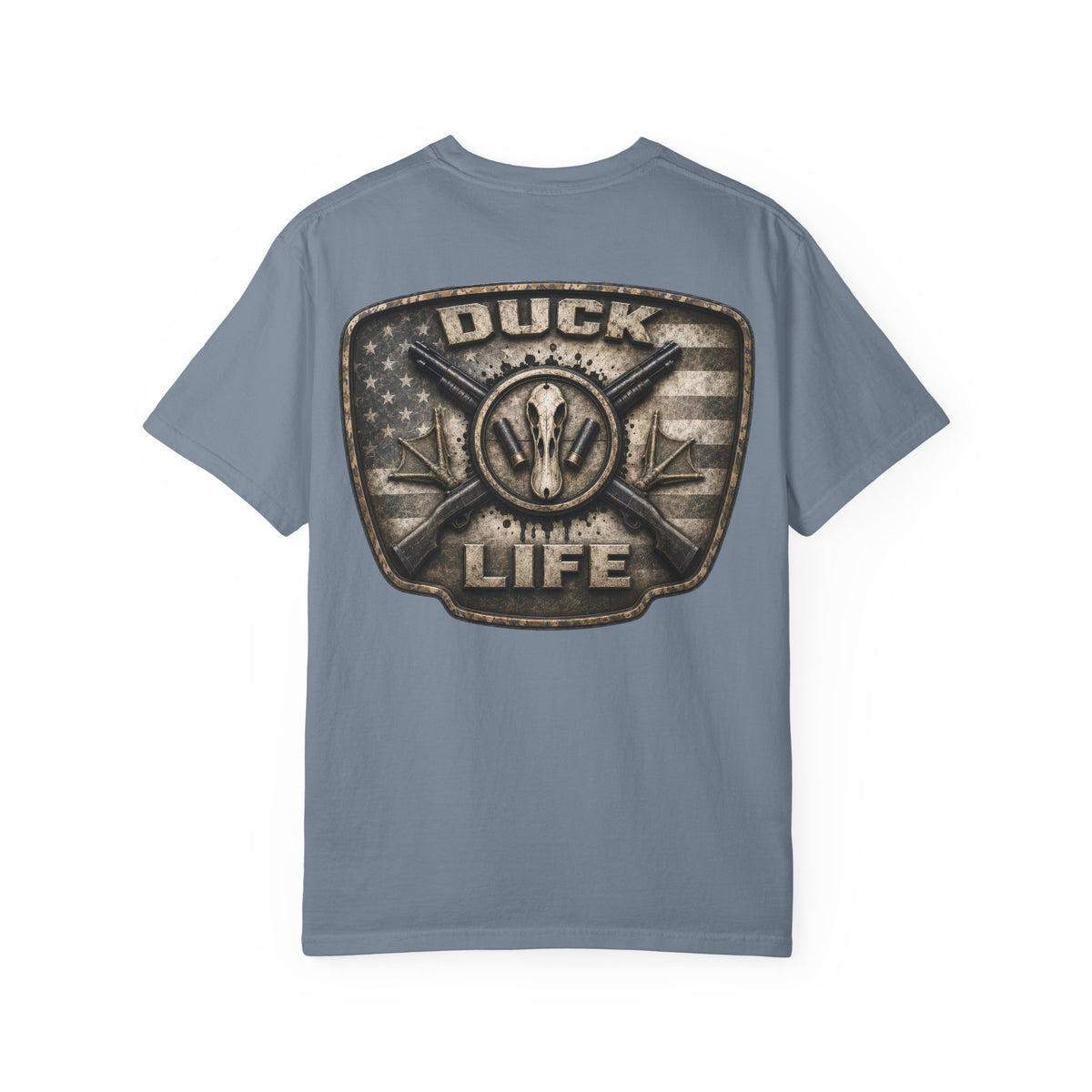 Duck Life Graphic T-Shirt — Vintage Buckle Back, Outdoor Hunting Tee