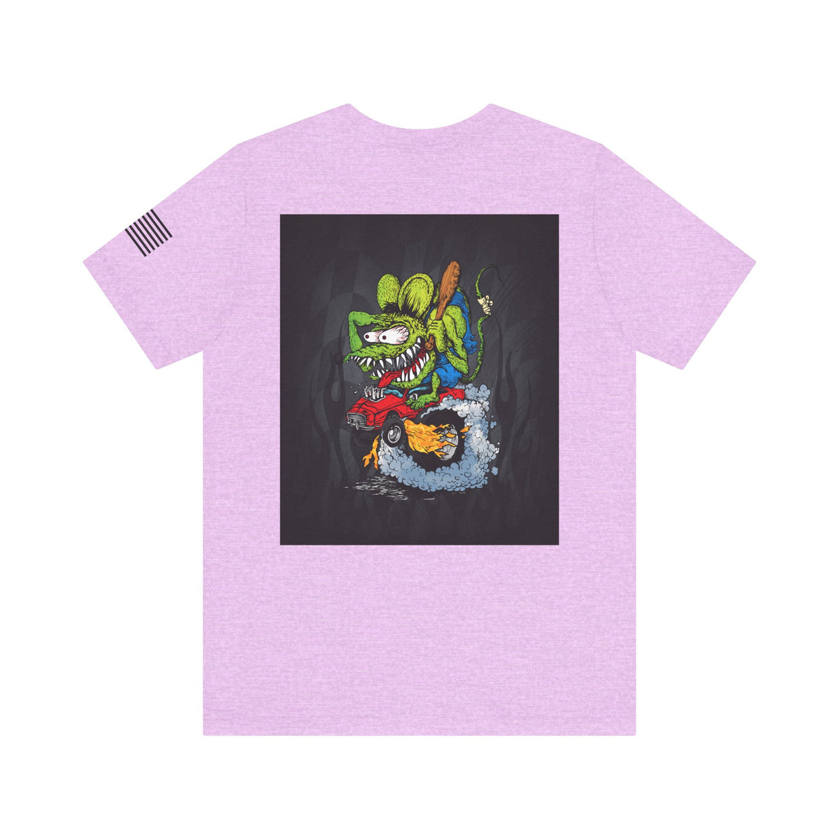 Rat Fink Monster Hot Rod Burnout – Wild Cartoon Drag Racer Tee