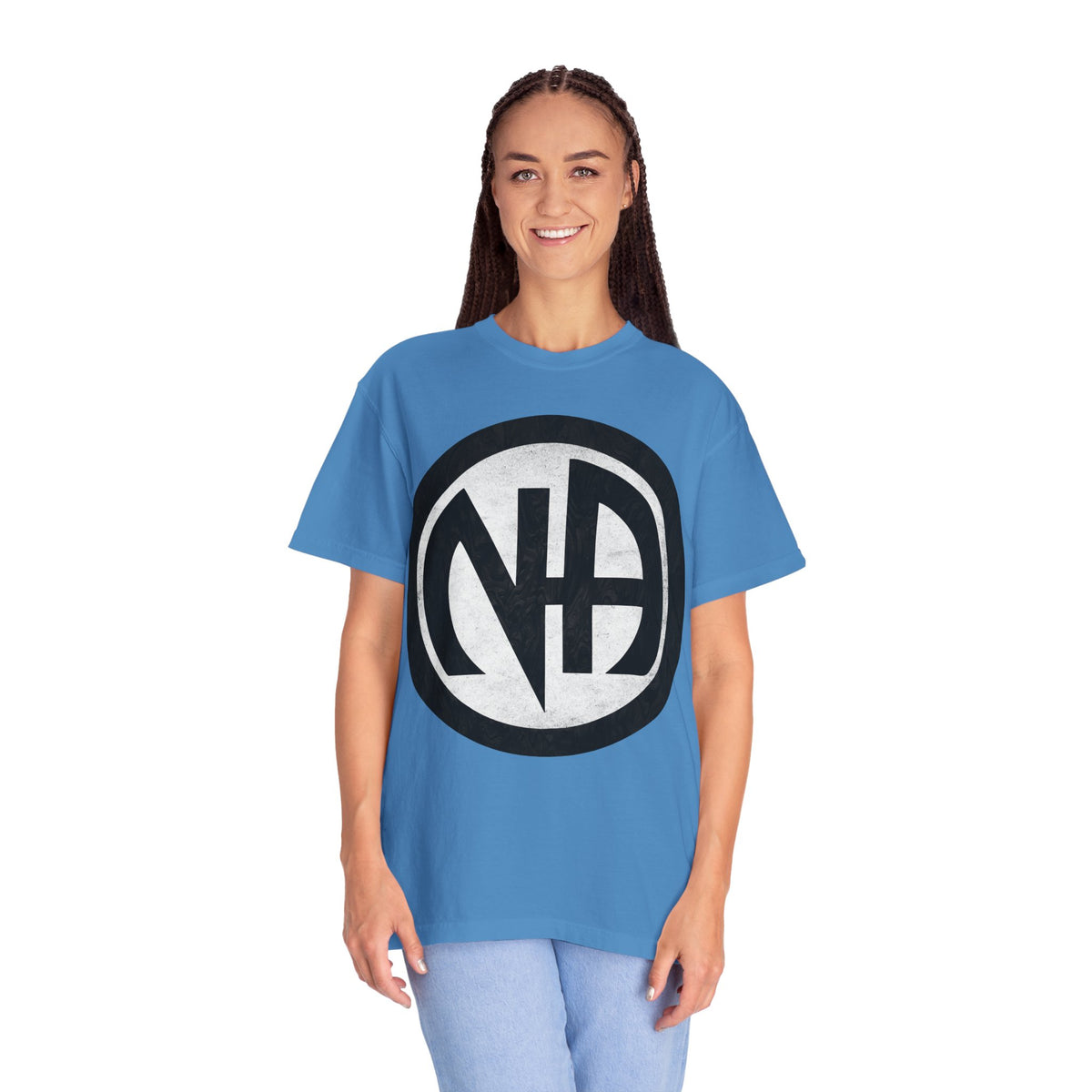 Narcotics Anonymous NA Logo – White & Black Recovery Symbol Art T-Shirt, Recovery T-Shirt