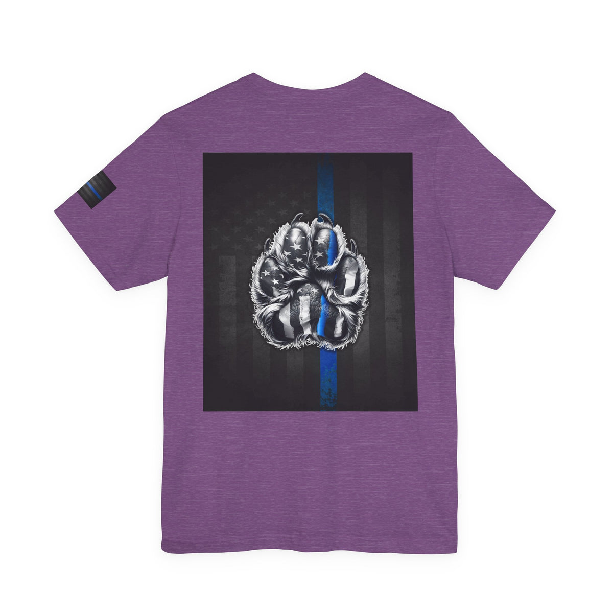 Thin Blue Line K9 Paw Shirt – Thin Blue Line American Patriotic Tee for Law Enforcement Support