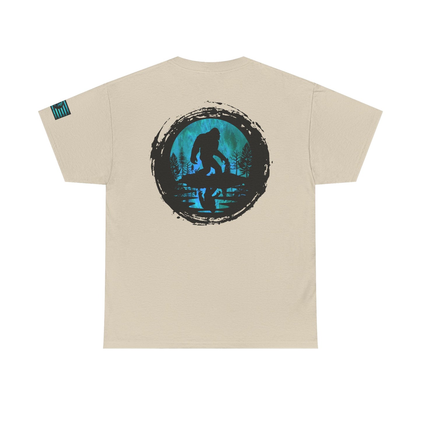 Bigfoot Adventure Unisex Heavy Cotton Tee – Perfect for Outdoorsy Souls, Nature Lovers, Hiking, Camping, Gifts