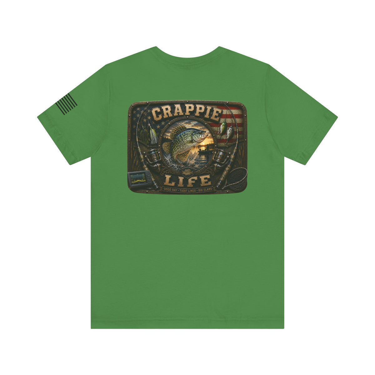 Crappie Life Fishing T-Shirt – WRAEVN OUTDOORS Slab Crappie Angler Tee