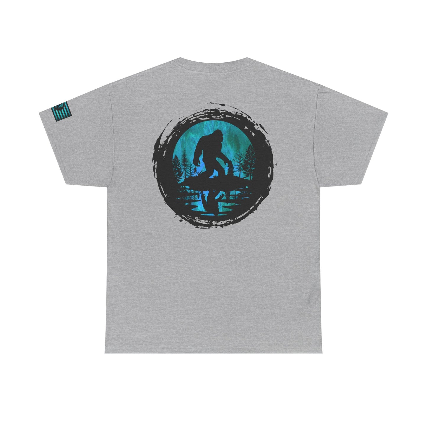 Bigfoot Adventure Unisex Heavy Cotton Tee – Perfect for Outdoorsy Souls, Nature Lovers, Hiking, Camping, Gifts