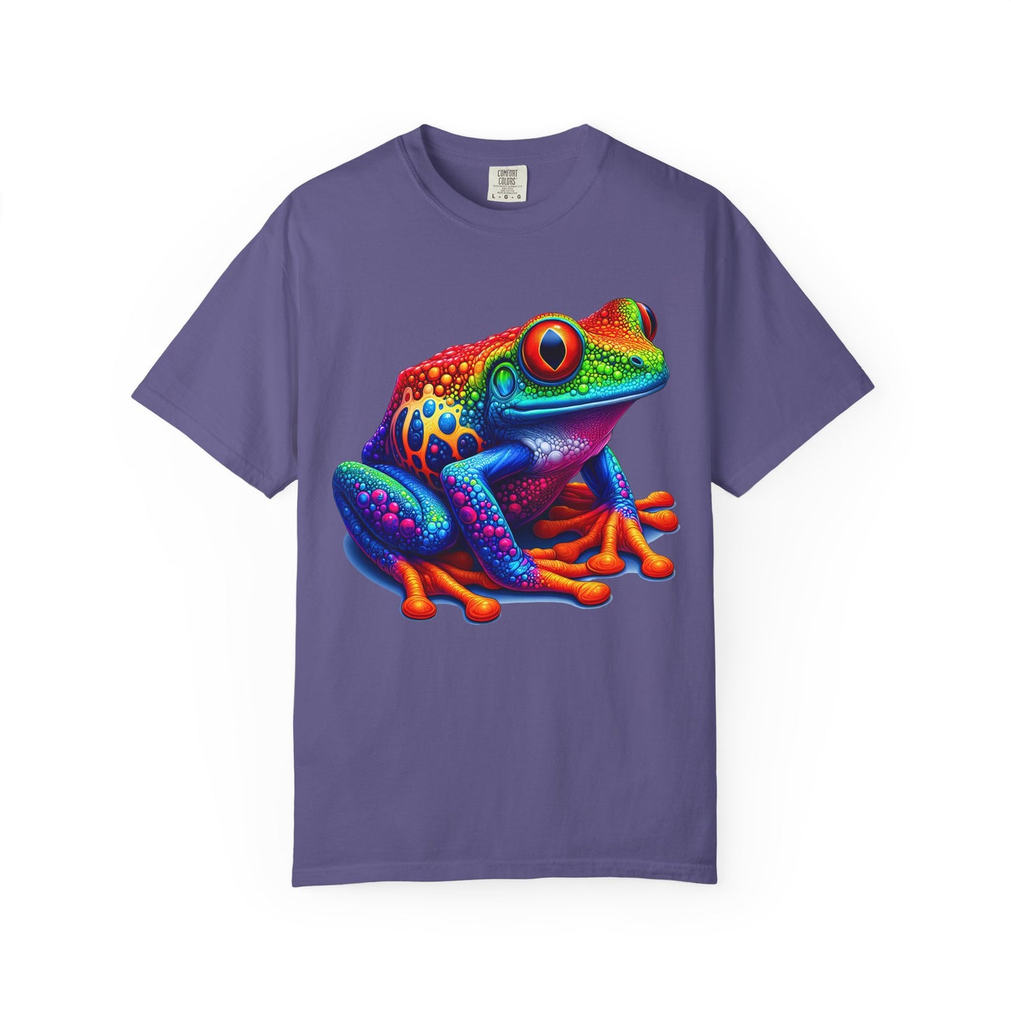 Frog T-Shirt | Unisex Garment-Dyed Tee for Nature Lovers, Eco-Friendly Gift, Birthday, Summer Vibe, Outdoor Adventure