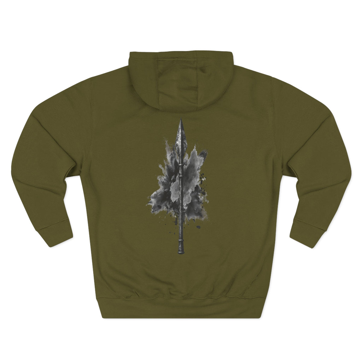 Three-Panel Fleece Hoodie Spartan Warrior
