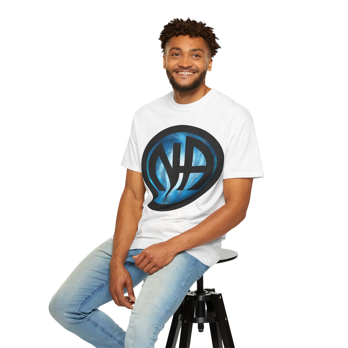 Narcotics Anonymous NA Logo – Cloud & Black Recovery Symbol Art T-Shirt, Recovery T-Shirt