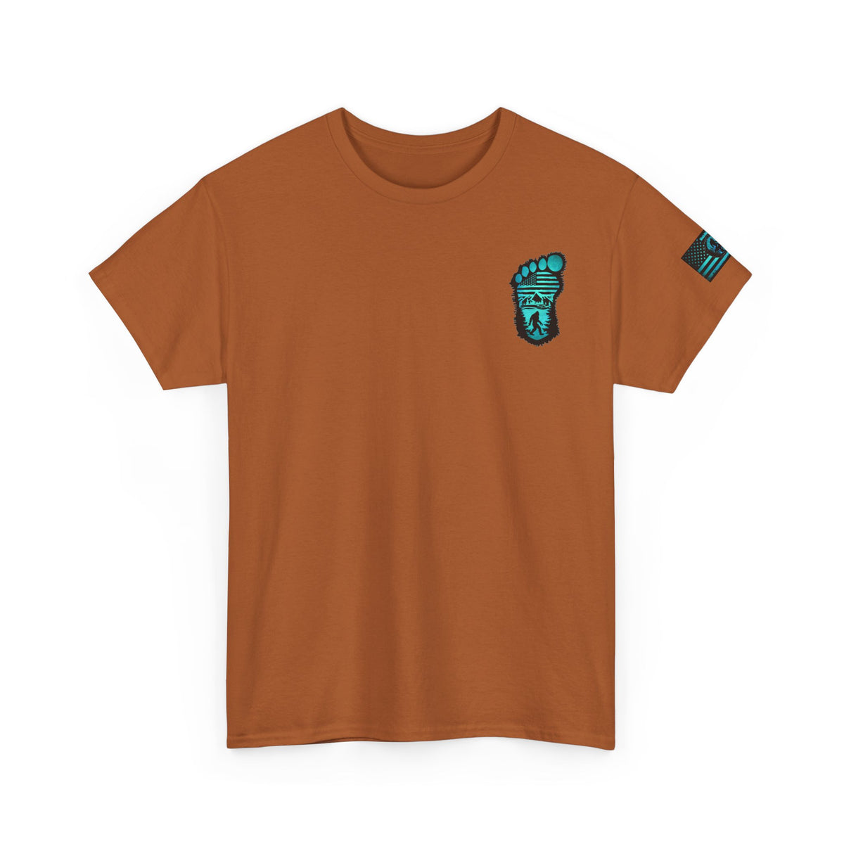 Bigfoot Adventure Unisex Heavy Cotton Tee – Perfect for Outdoorsy Souls, Nature Lovers, Hiking, Camping, Gifts