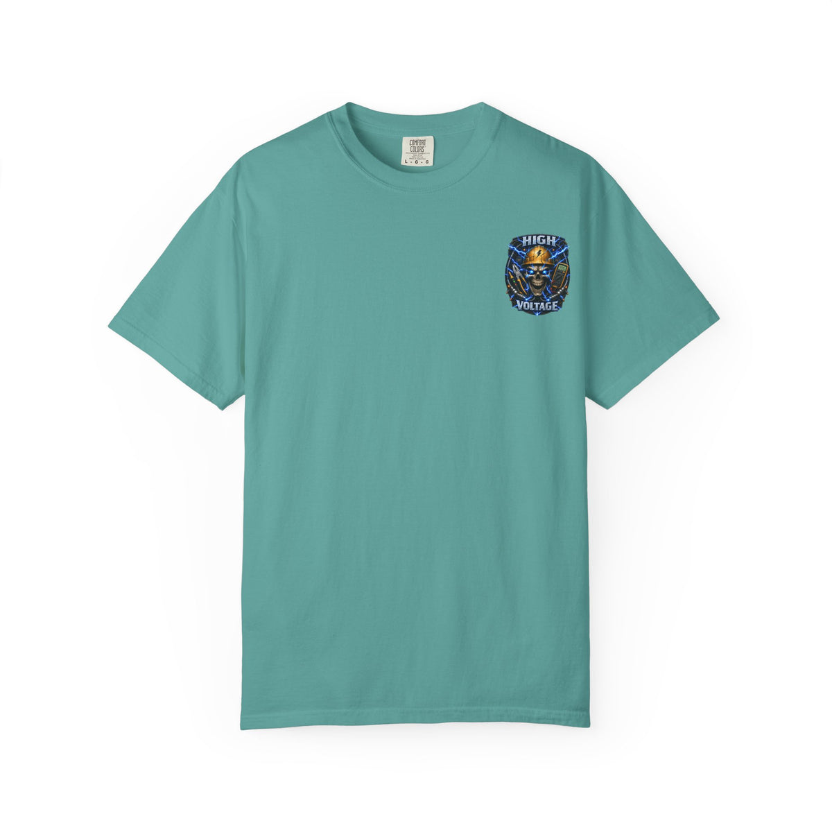High Voltage Skull T-Shirt — Electrician Safety Graphic Tee