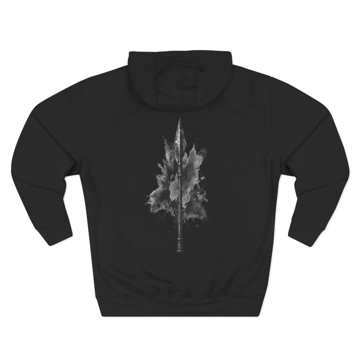 Three-Panel Fleece Hoodie Spartan Warrior