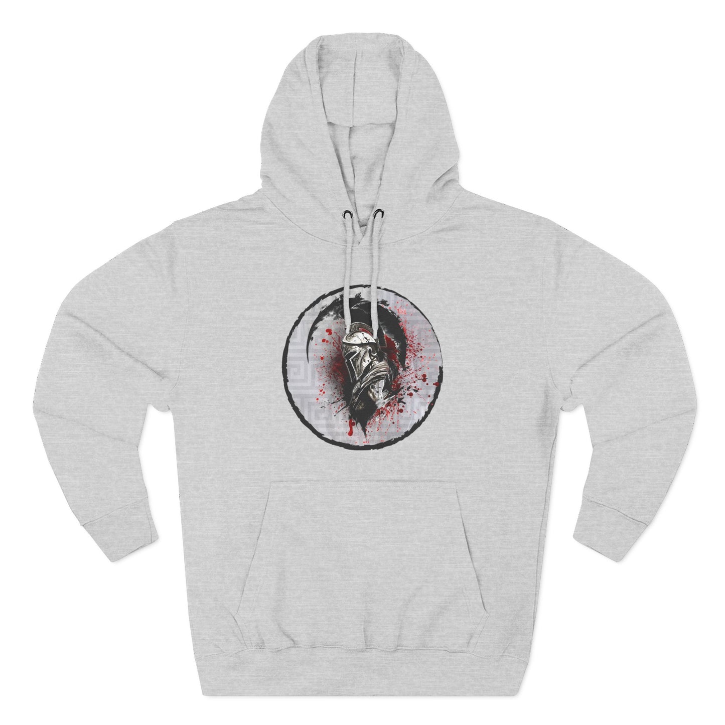 Three-Panel Fleece Hoodie Spartan Warrior