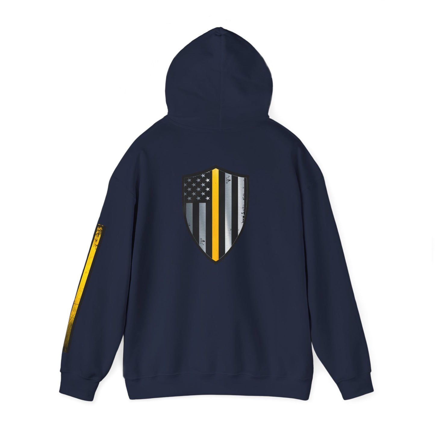 911 Dispatch Thin Yellow Line Hoodie - Dispatcher Support, Police Dispatcher Sweatshirt, Emergency Dispatcher Gift, First