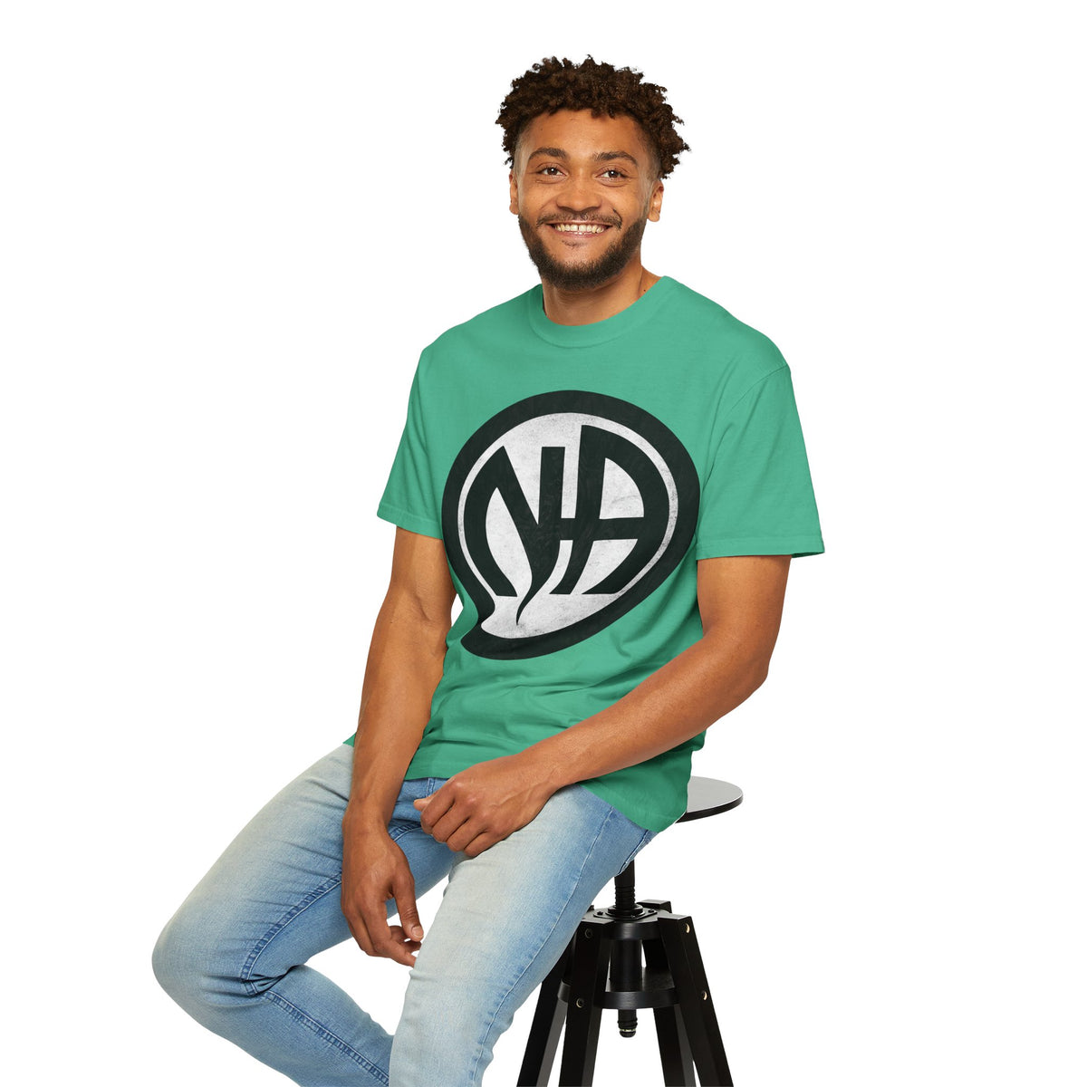 Narcotics Anonymous NA Logo – White & Black Recovery Symbol Art T-Shirt, Recovery T-Shirt