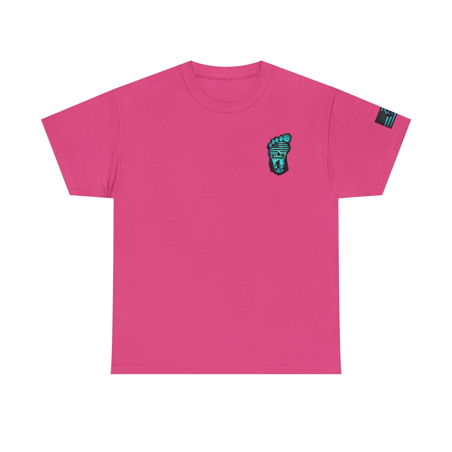 Bigfoot Adventure Unisex Heavy Cotton Tee – Perfect for Outdoorsy Souls, Nature Lovers, Hiking, Camping, Gifts