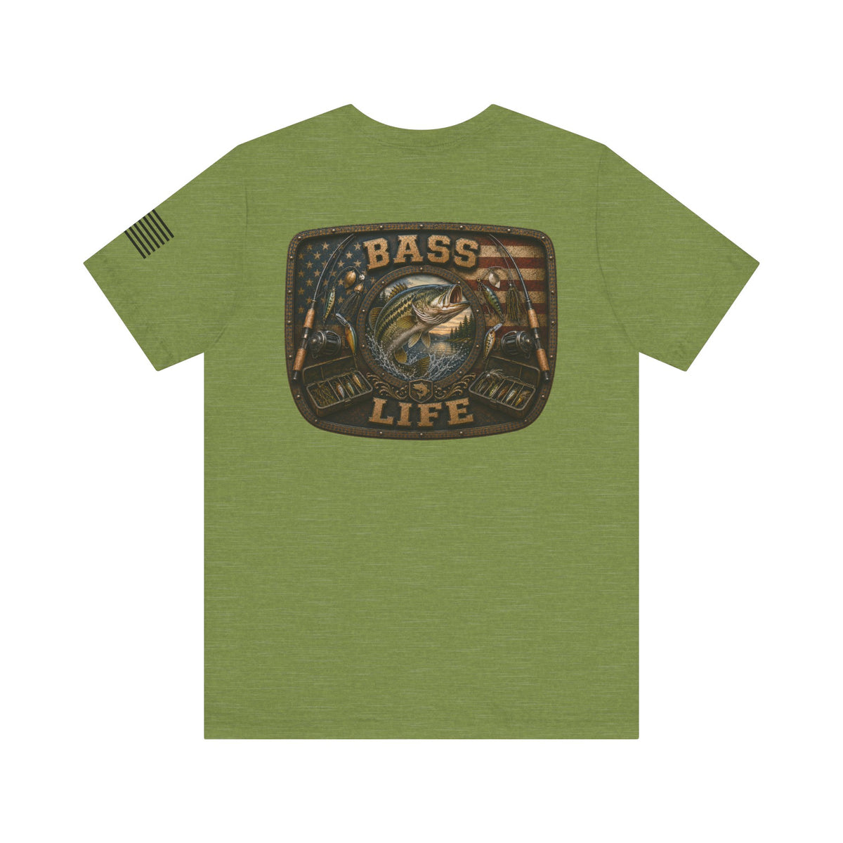 Bass Life Largemouth Bass Fishing T-Shirt – WRAEVN OUTDOORS Angler Tee
