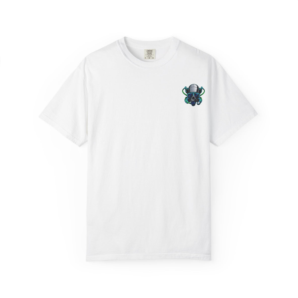 Scuba Skull Unisex T-shirt, Dive Flag Tee, Diving Shirt, Ocean Lover Gift, Beach Wear