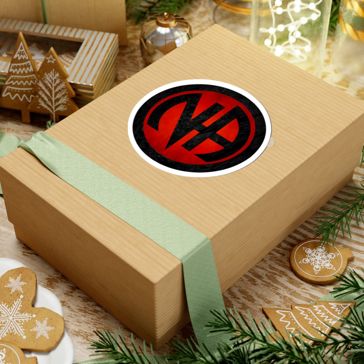 Red Narcotics Anonymous Symbol Sticker – Bold Recovery Support ArtKiss-Cut Stickers