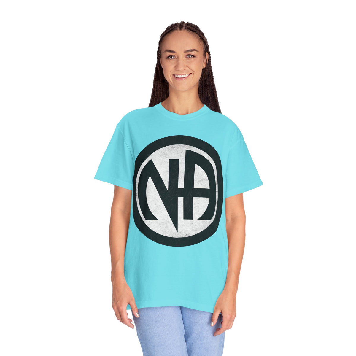 Narcotics Anonymous NA Logo – White & Black Recovery Symbol Art T-Shirt, Recovery T-Shirt