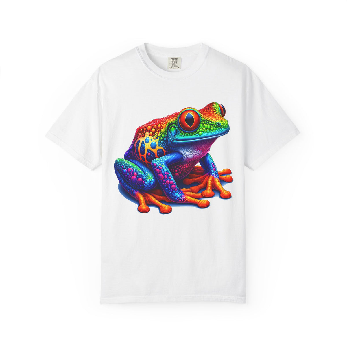 Frog T-Shirt | Unisex Garment-Dyed Tee for Nature Lovers, Eco-Friendly Gift, Birthday, Summer Vibe, Outdoor Adventure