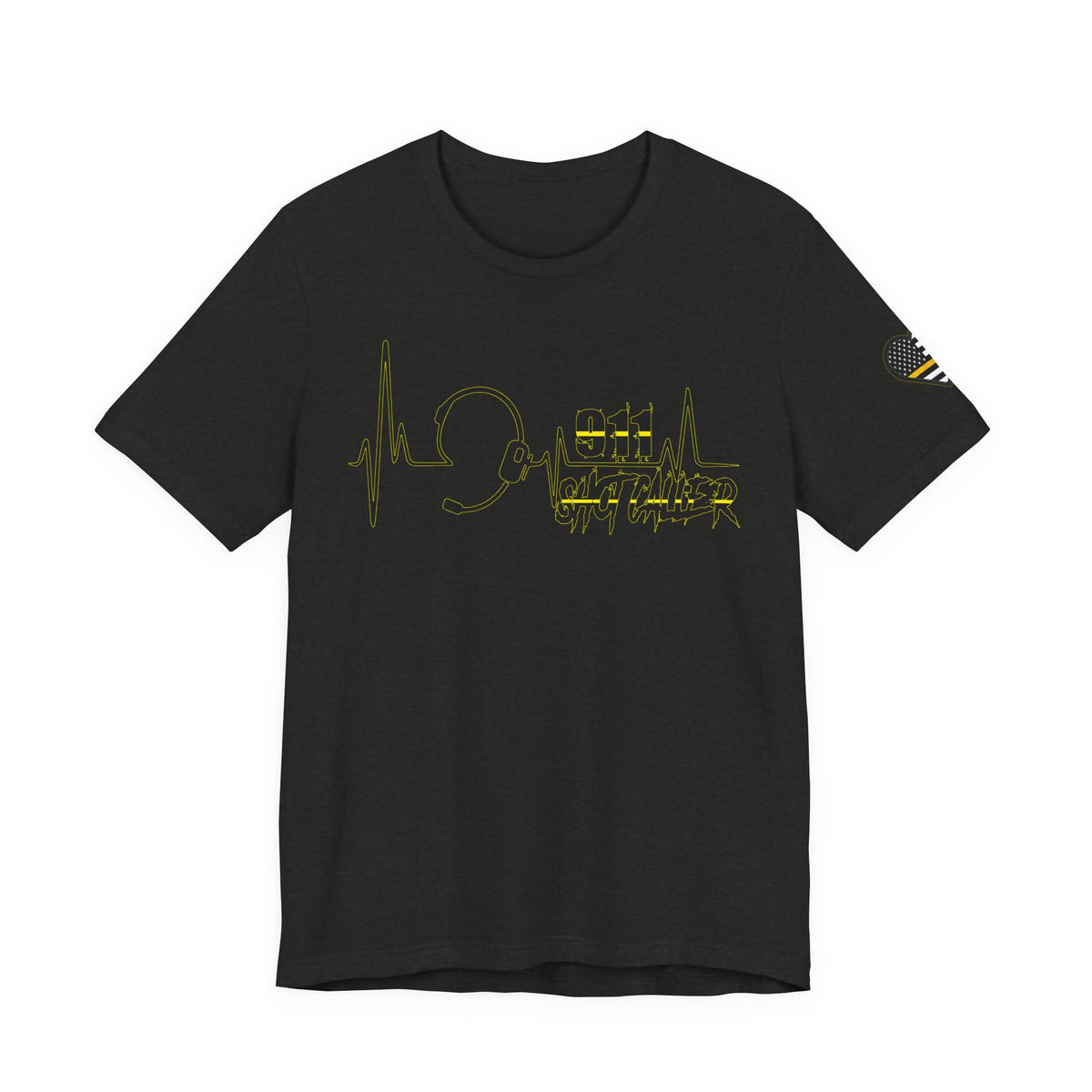 Shot Caller Sugarskull Tee, Dispatcher T-Shirt, 911 Operator Shirt, Unisex Jersey Tee, Short Sleeve Top
