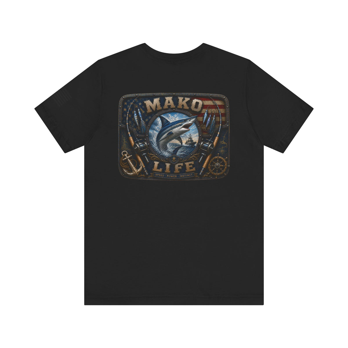Mako Life Shark Fishing T-Shirt – WRAEVN OUTDOORS Offshore Angler Tee