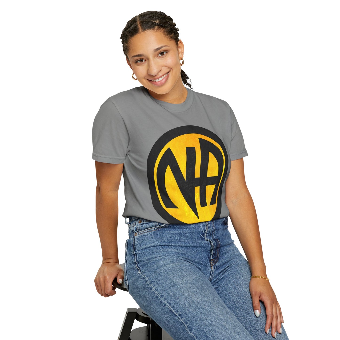 Narcotics Anonymous NA Logo – Yellow & Black Recovery Symbol Art T-Shirt, Recovery T-Shirt