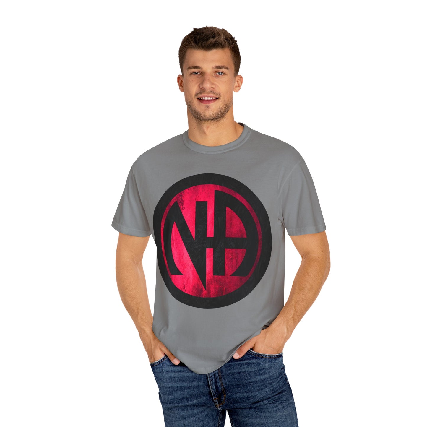 Narcotics Anonymous NA Logo – Grunge Pink & Black Recovery Symbol Art T-Shirt, Recovery T-Shirt
