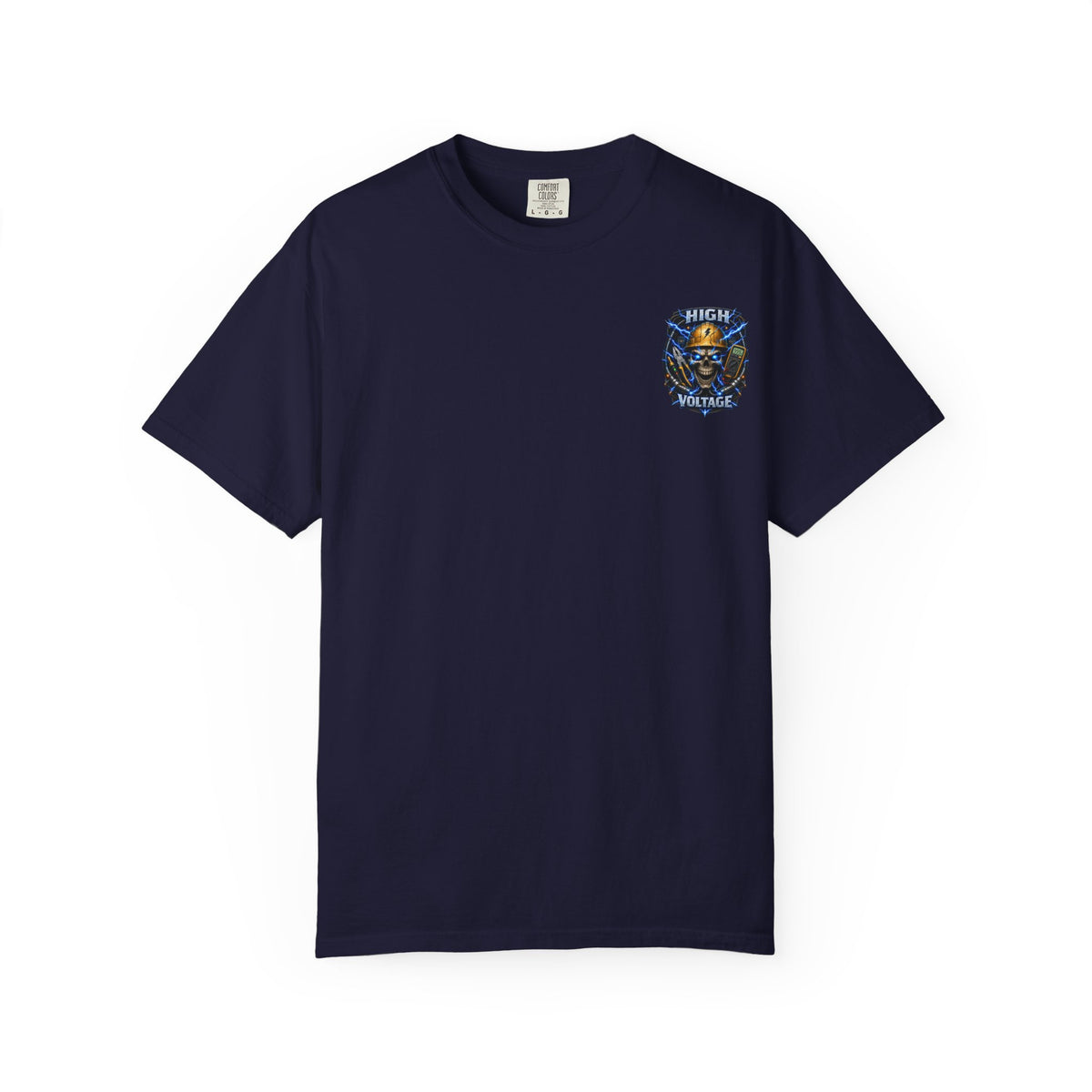 High Voltage Skull T-Shirt — Electrician Safety Graphic Tee