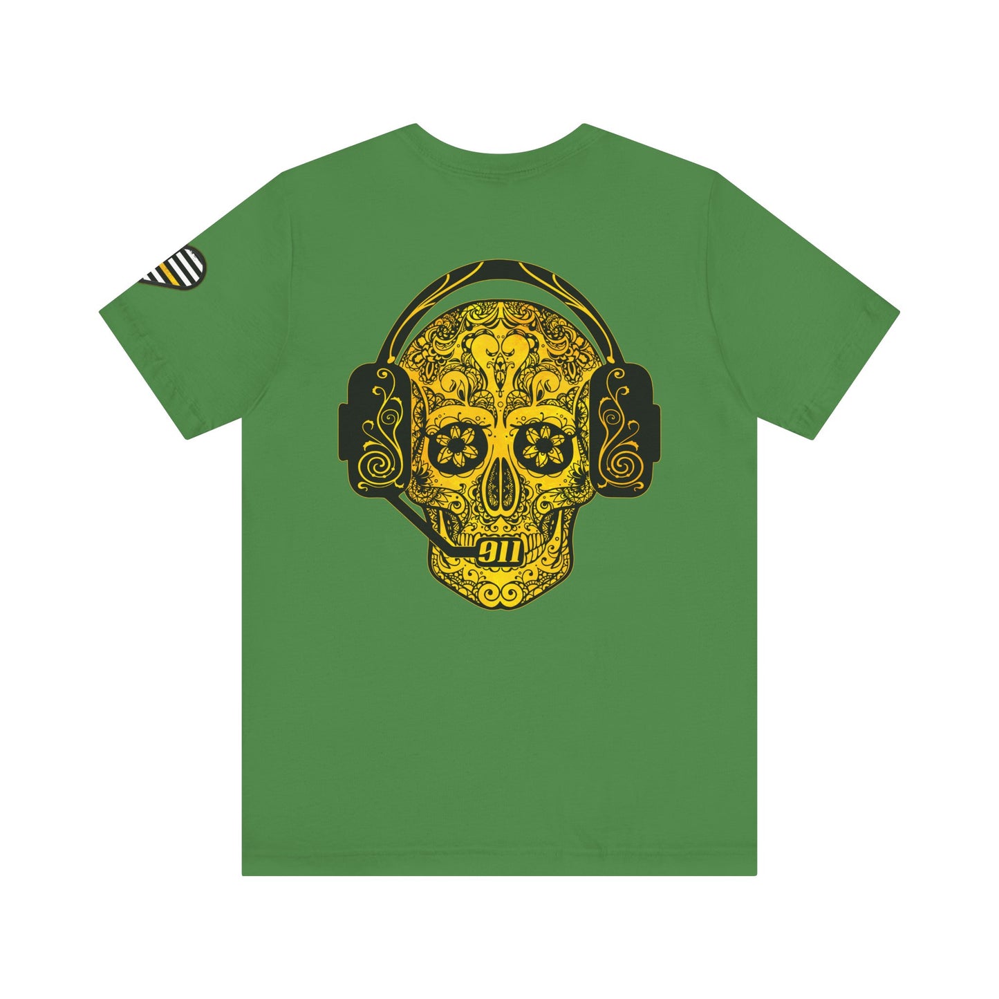Shot Caller Sugarskull Tee, Dispatcher T-Shirt, 911 Operator Shirt, Unisex Jersey Tee, Short Sleeve Top