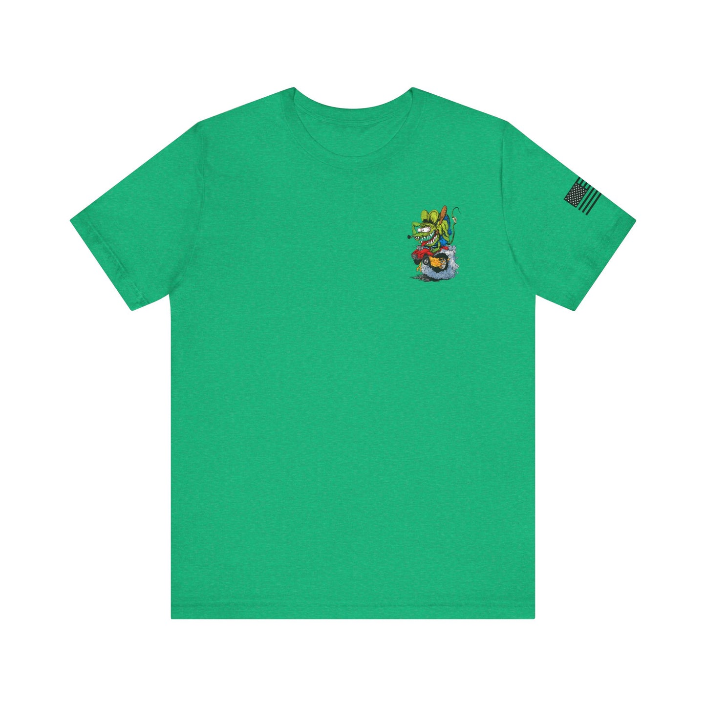 Rat Fink Monster Hot Rod Burnout – Wild Cartoon Drag Racer Tee