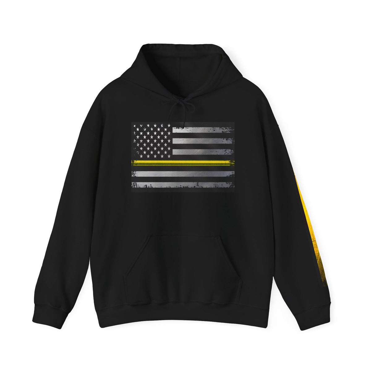 911 Dispatch Thin Yellow Line Hoodie - Dispatcher Support, Police Dispatcher Sweatshirt, Emergency Dispatcher Gift, First