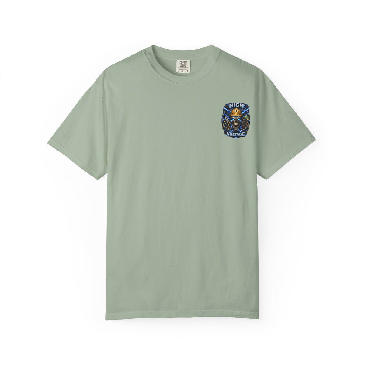 High Voltage Skull T-Shirt — Electrician Safety Graphic Tee
