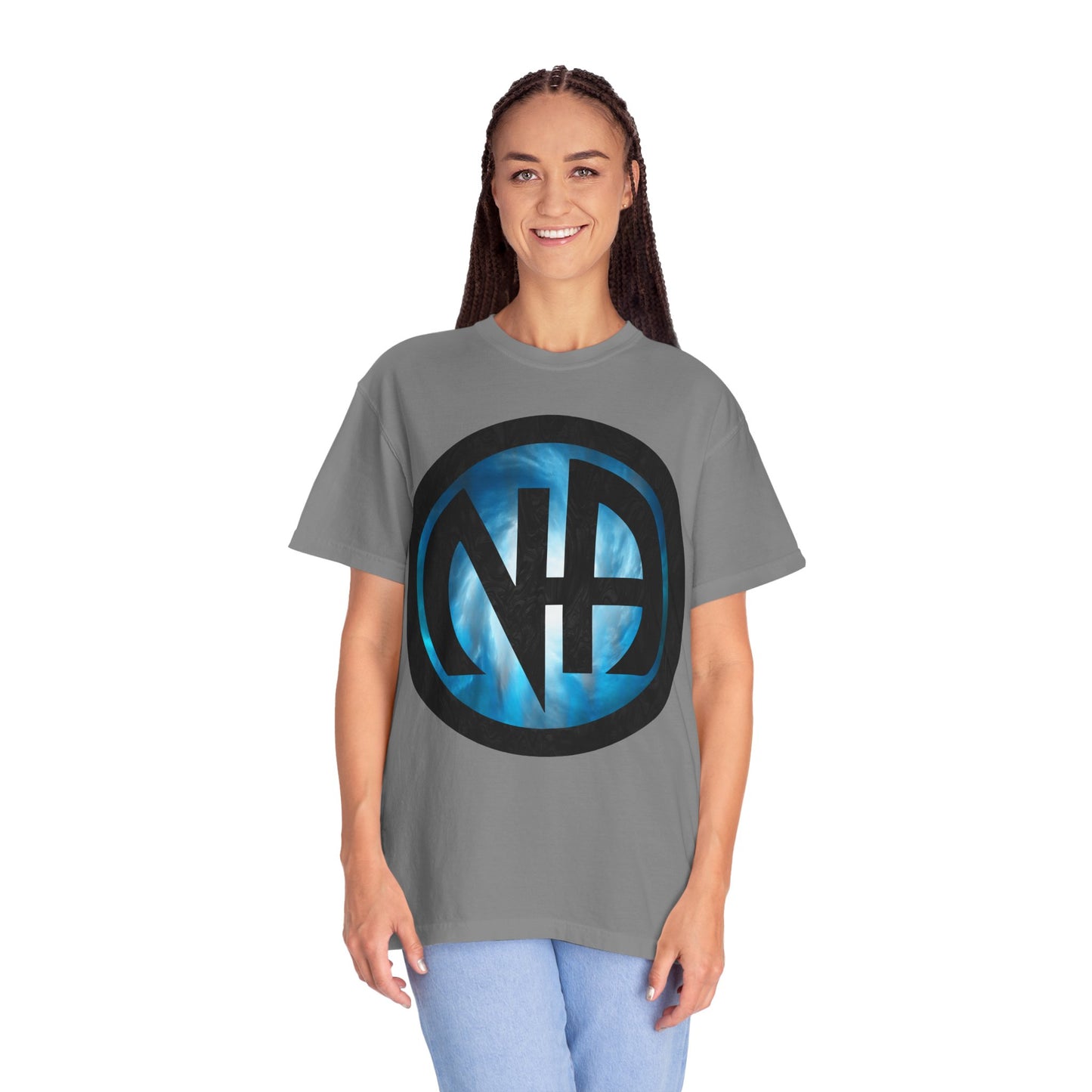 Narcotics Anonymous NA Logo – Cloud & Black Recovery Symbol Art T-Shirt, Recovery T-Shirt