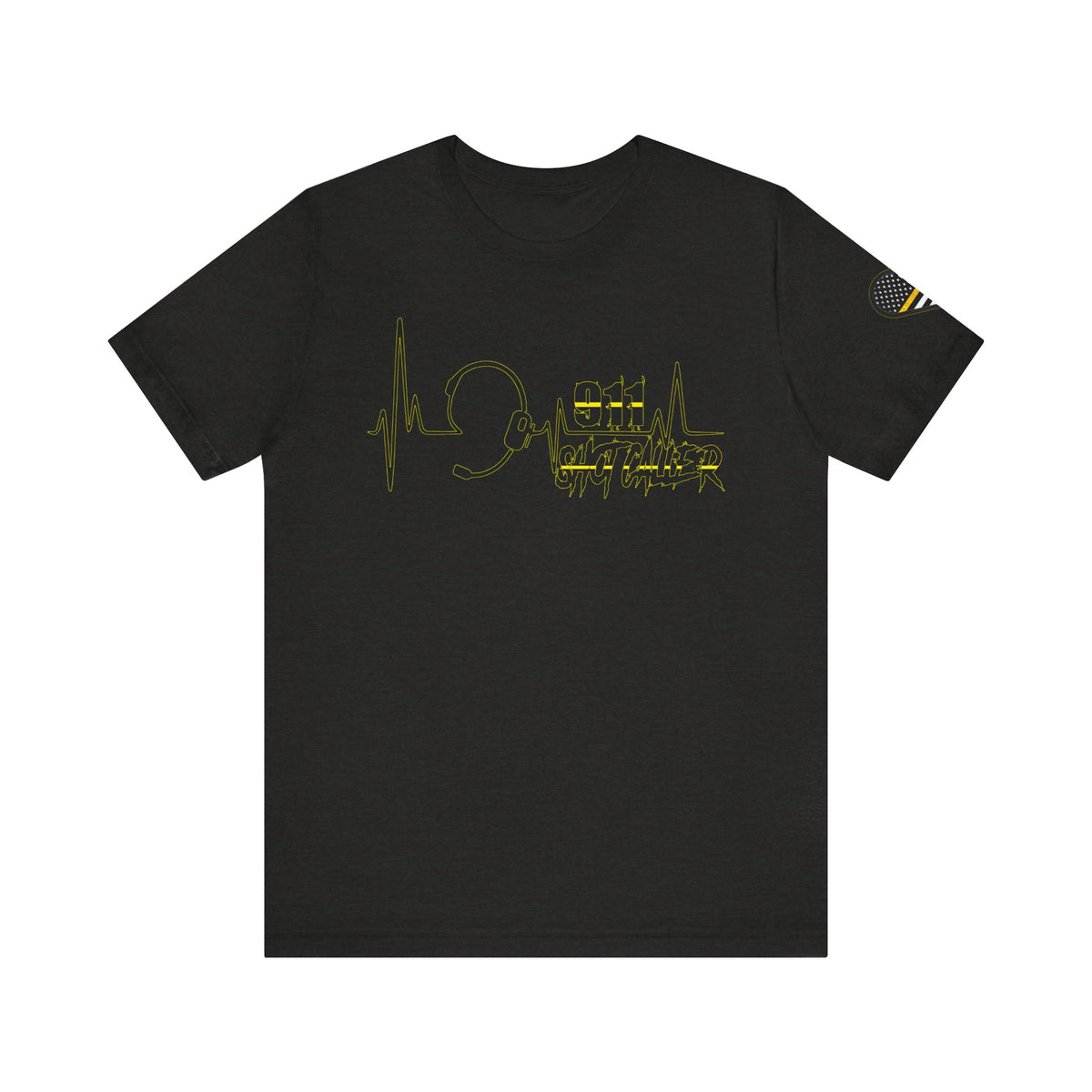 Shot Caller Sugarskull Tee, Dispatcher T-Shirt, 911 Operator Shirt, Unisex Jersey Tee, Short Sleeve Top