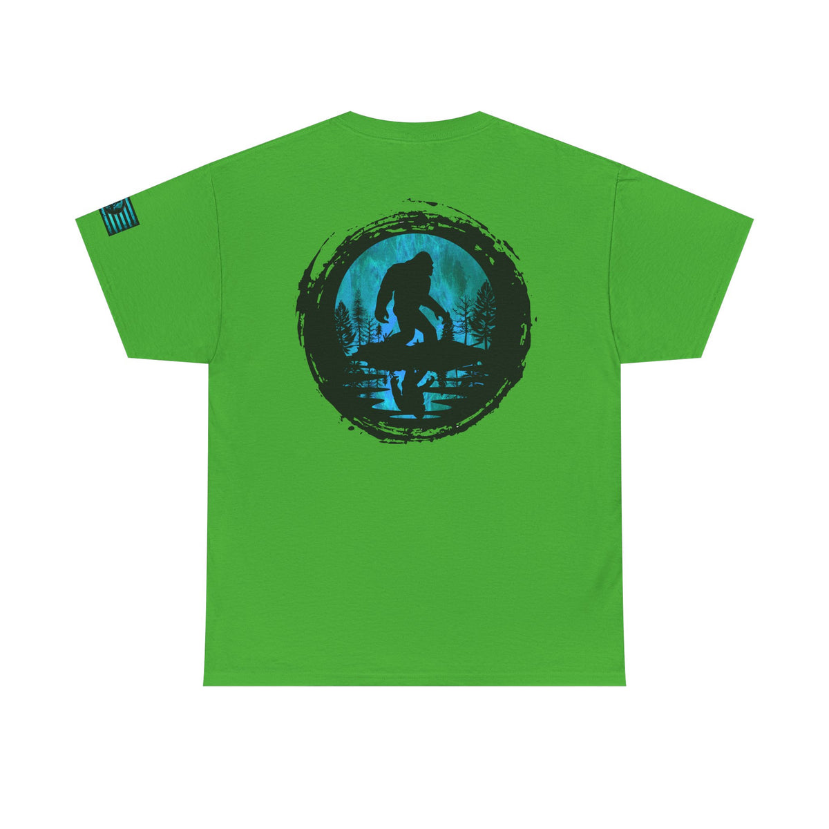 Bigfoot Adventure Unisex Heavy Cotton Tee – Perfect for Outdoorsy Souls, Nature Lovers, Hiking, Camping, Gifts