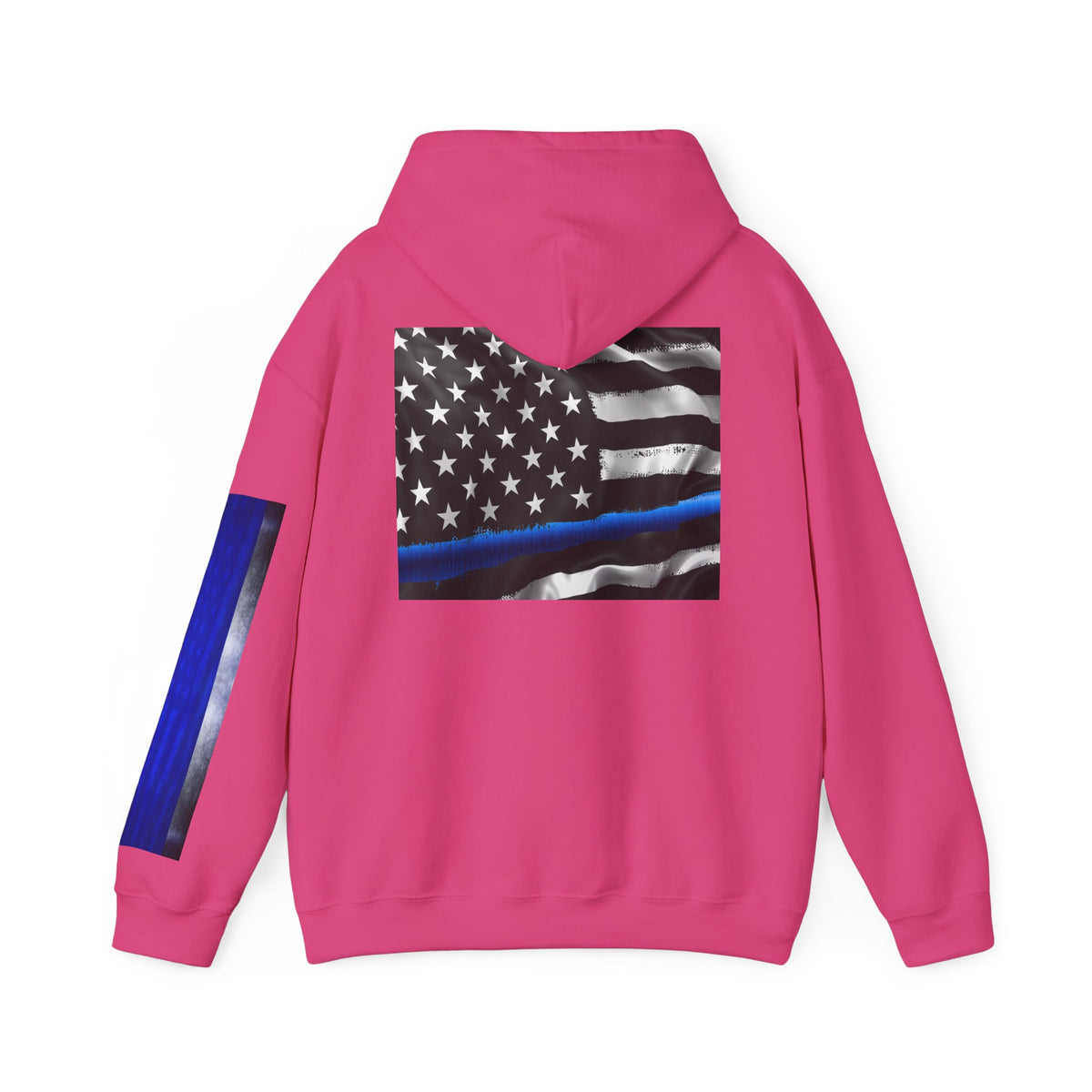 Spartan Hoodie, Thin Blue Line, American Flag, Patriotic Hoodie, Police Officer Gift, Law Enforcement Apparel