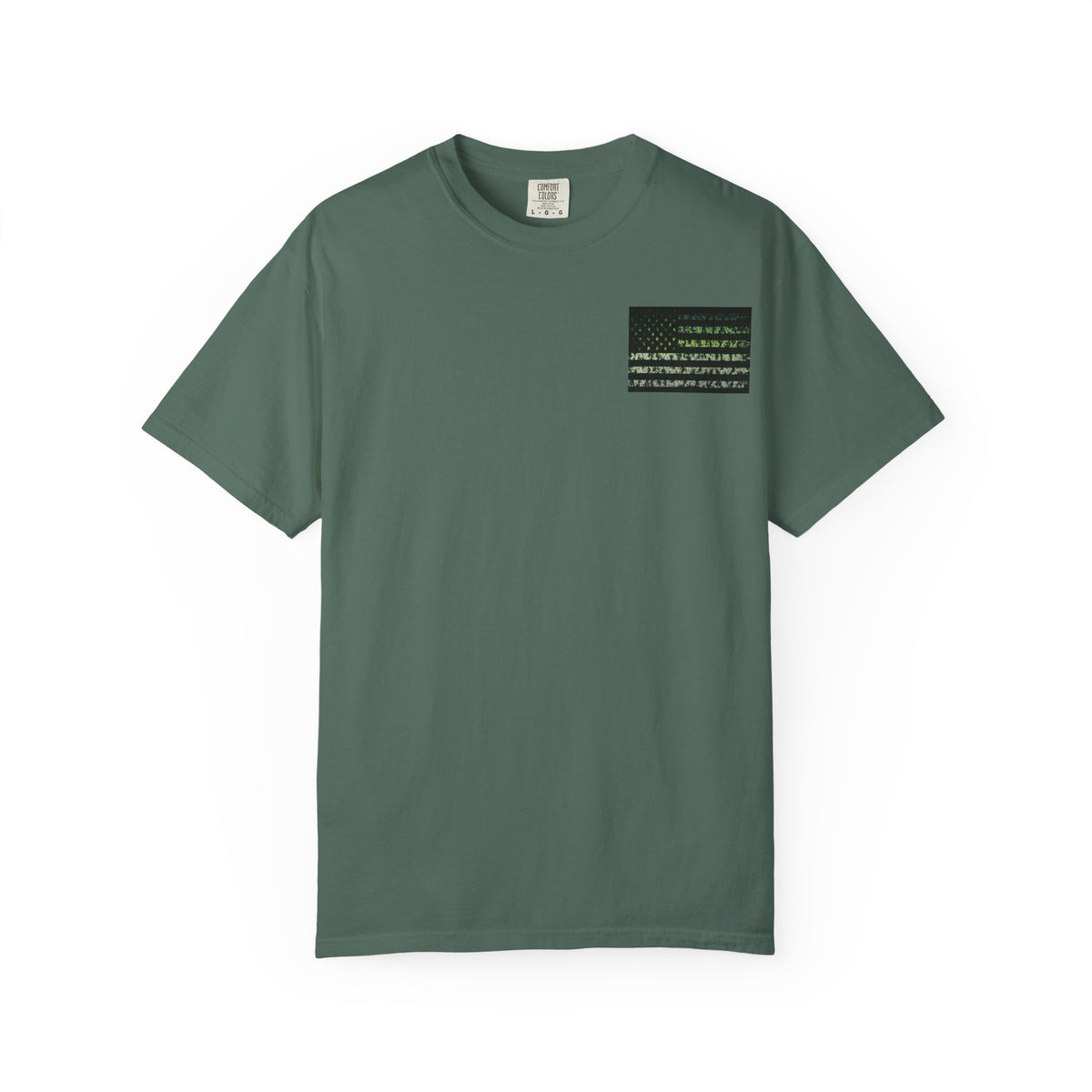 Crappie Life T-Shirt — Retro American Flag Crappie Fishing Tee