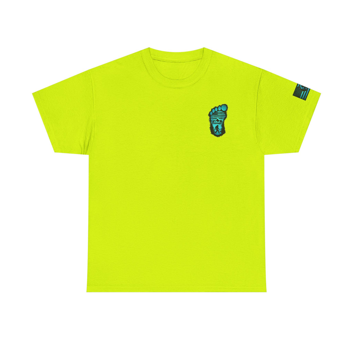 Bigfoot Adventure Unisex Heavy Cotton Tee – Perfect for Outdoorsy Souls, Nature Lovers, Hiking, Camping, Gifts