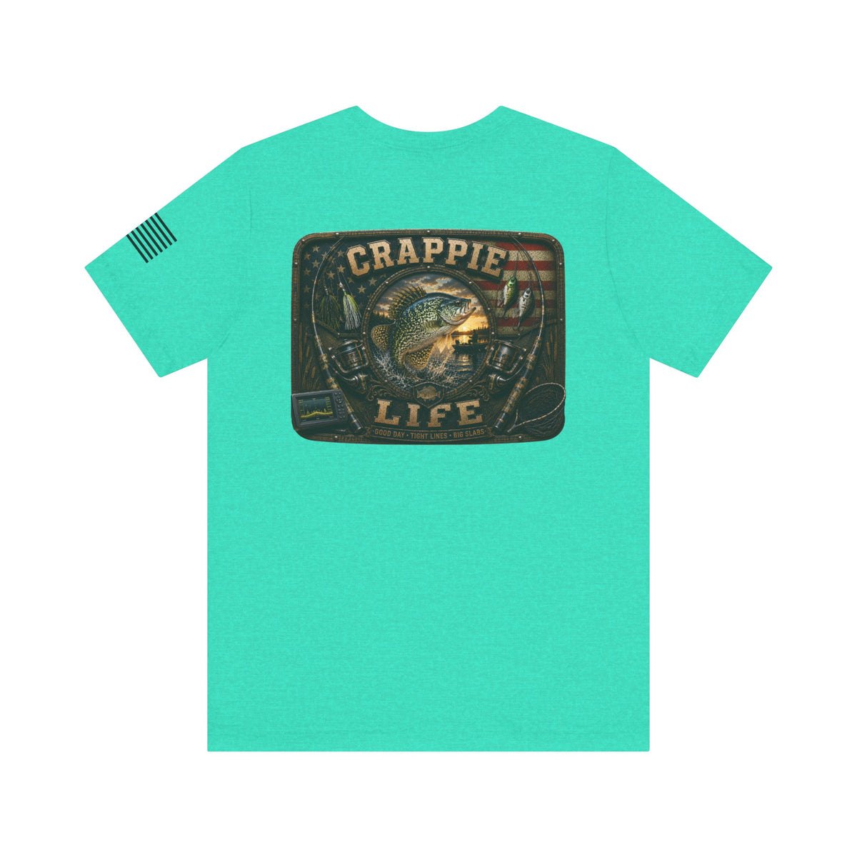 Crappie Life Fishing T-Shirt – WRAEVN OUTDOORS Slab Crappie Angler Tee