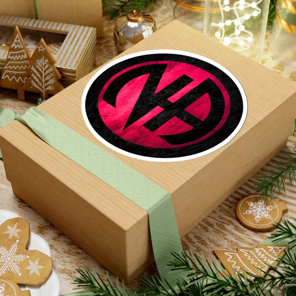 Pink Narcotics Anonymous Symbol Sticker – Bold Recovery Support ArtKiss-Cut Stickers