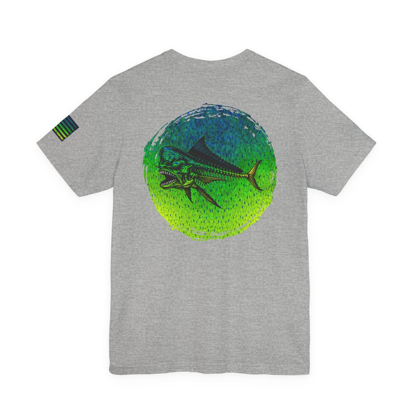 The Mahi Mahi Grunge Tee, Patriotic USA Shirt, Vintage American Flag