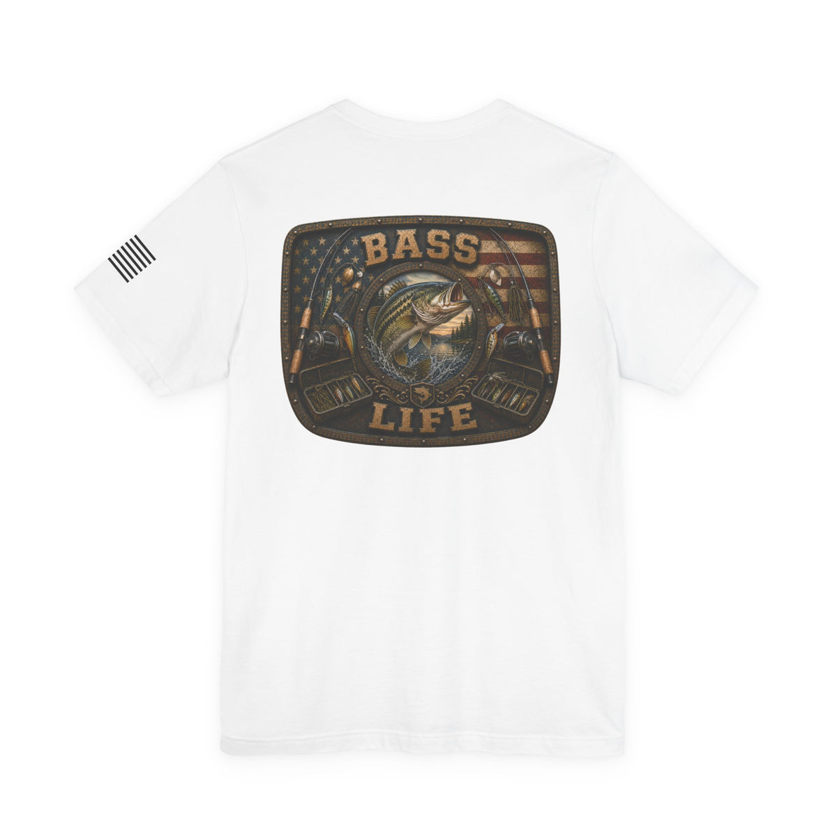 Bass Life Largemouth Bass Fishing T-Shirt – WRAEVN OUTDOORS Angler Tee